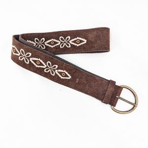 GAP Italian Leather Brown Western Belt Size Medium